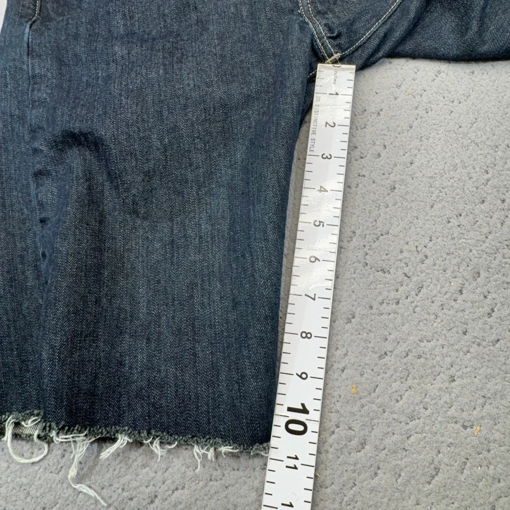 Levis 501‎ Shorts Mens 30 Blue Jorts Cutoffs Denim Button Fly Dark Wash 18656
